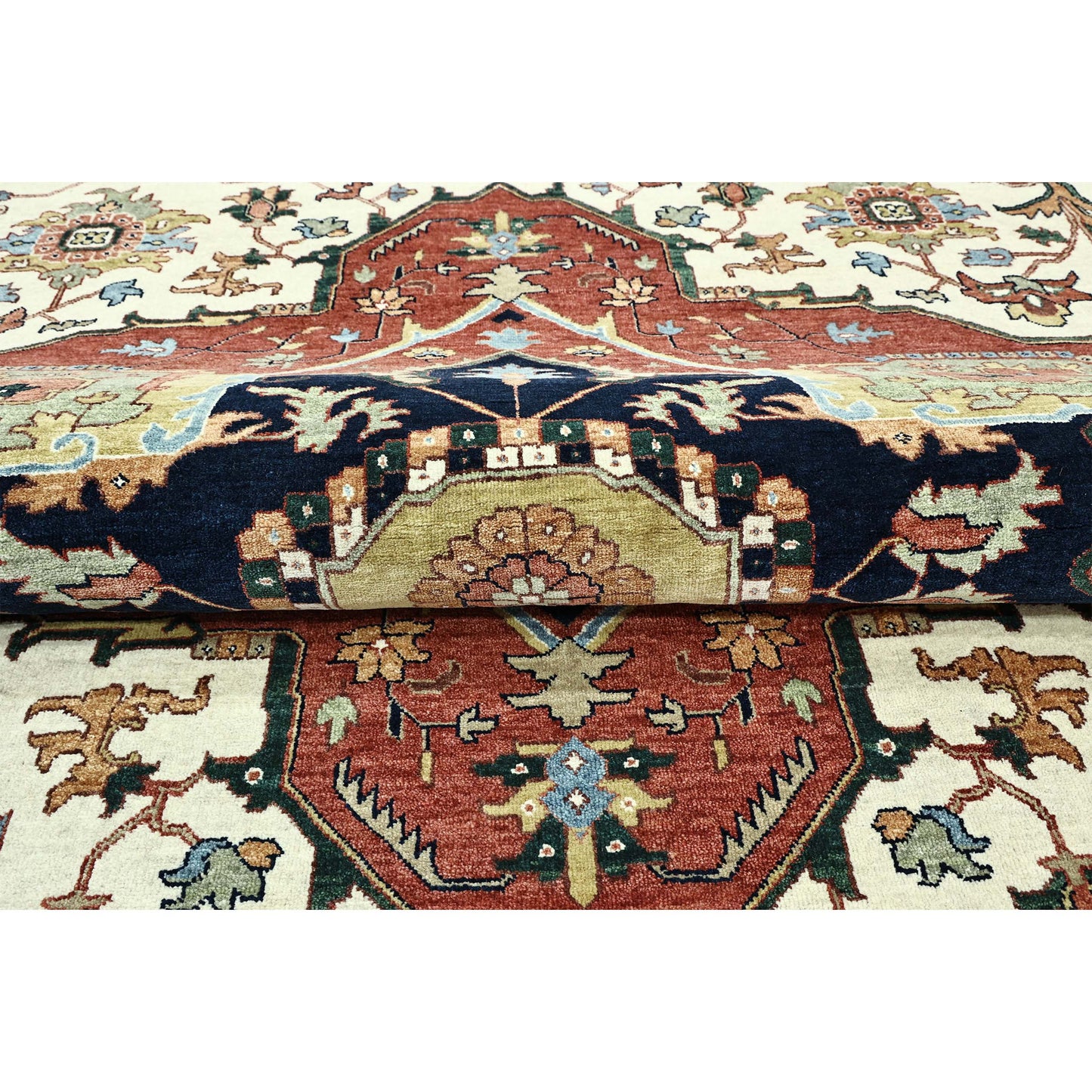BAKSHAHESH B1208 IVORY / RED