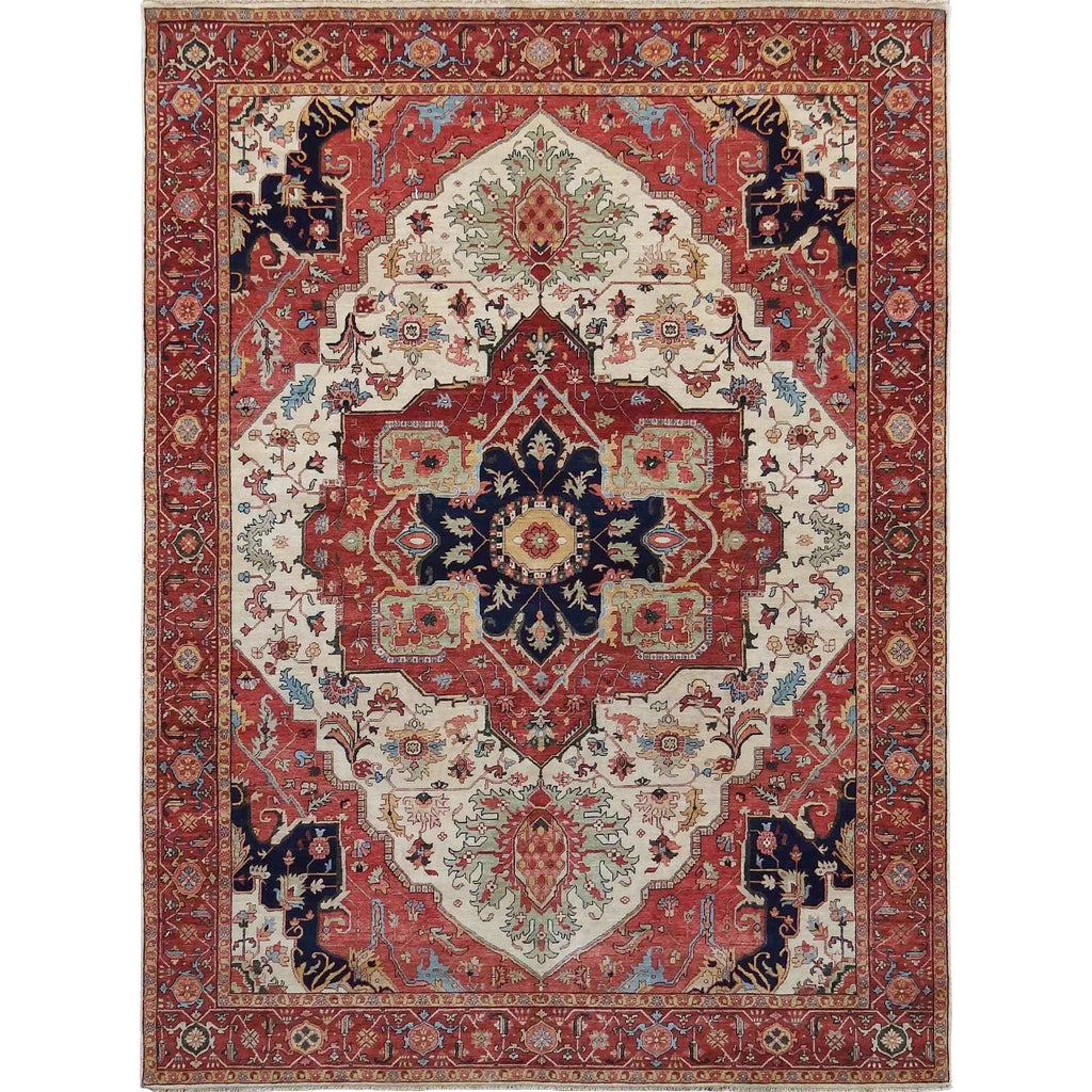BAKSHAHE B1208 IVORY / RED