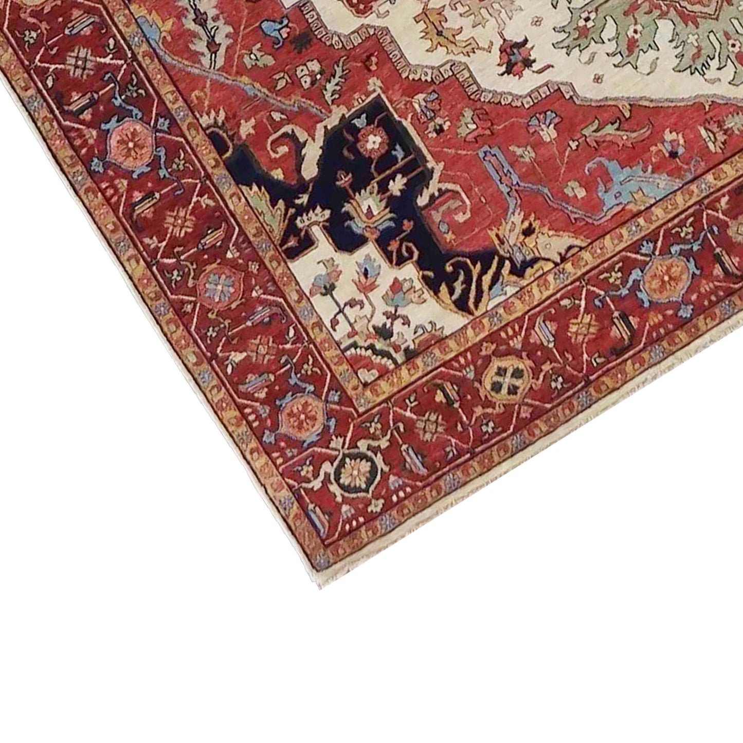 BAKSHAHE B1208 IVORY / RED