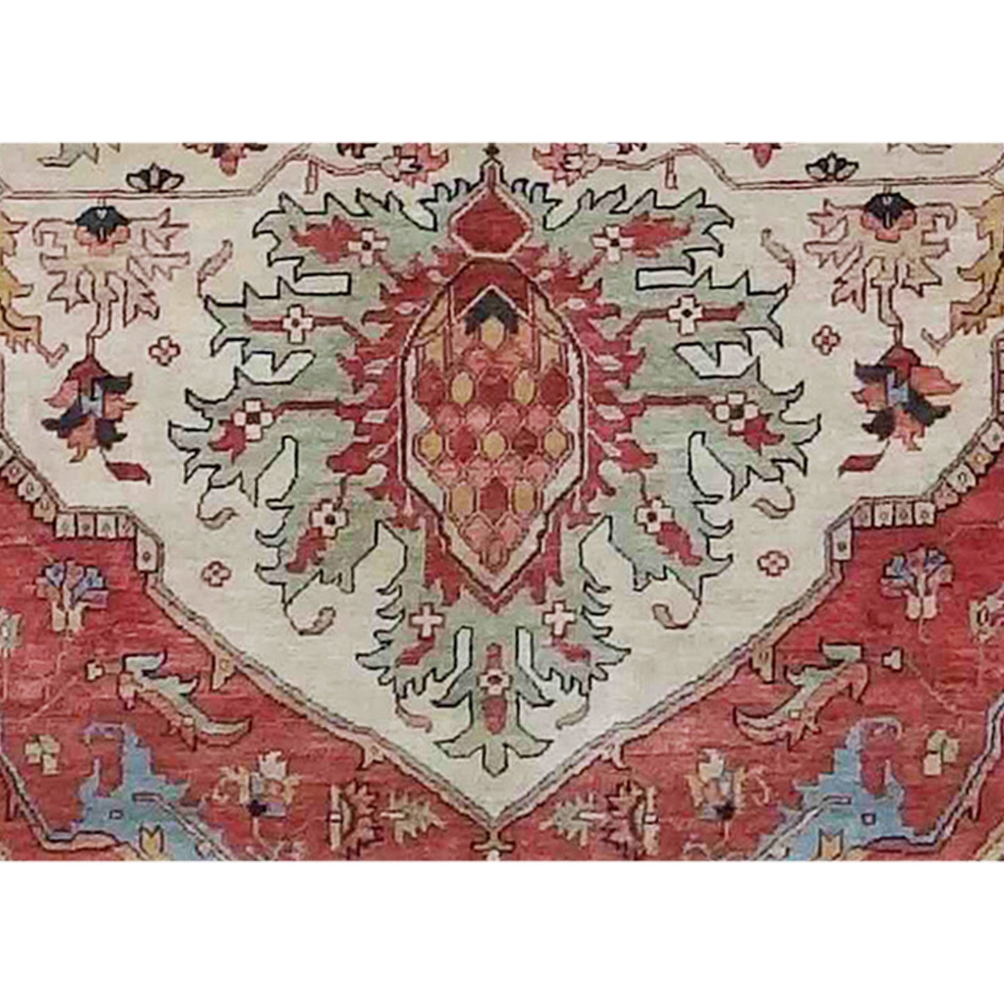 BAKSHAHE B1208 IVORY / RED