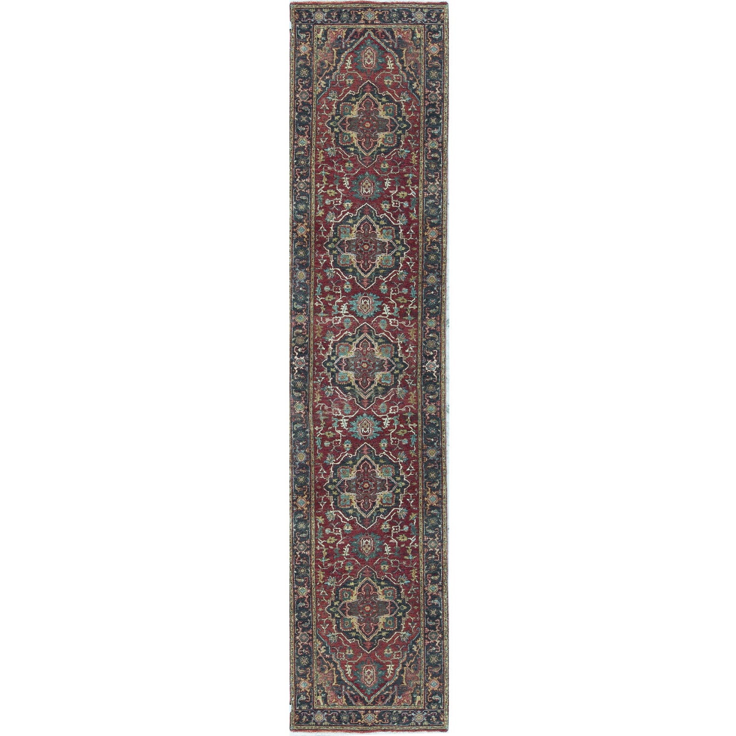 BAKSHAHESH B1208 RED / CHARCOAL