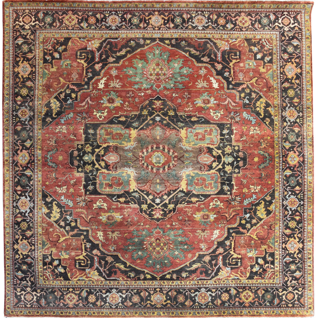 BAKSHAHESH B1208 RED / CHARCOAL