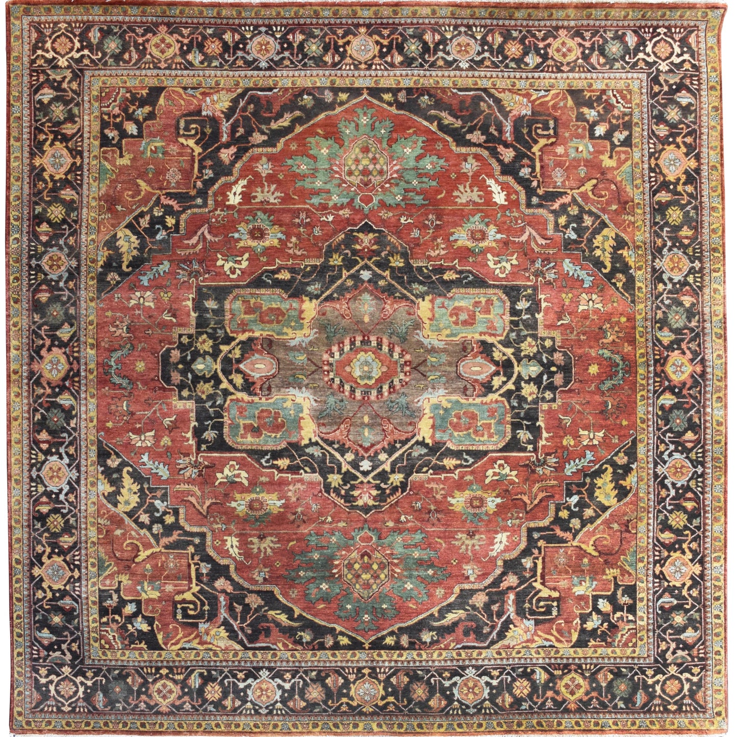 BAKSHAHESH B1208 RED / CHARCOAL