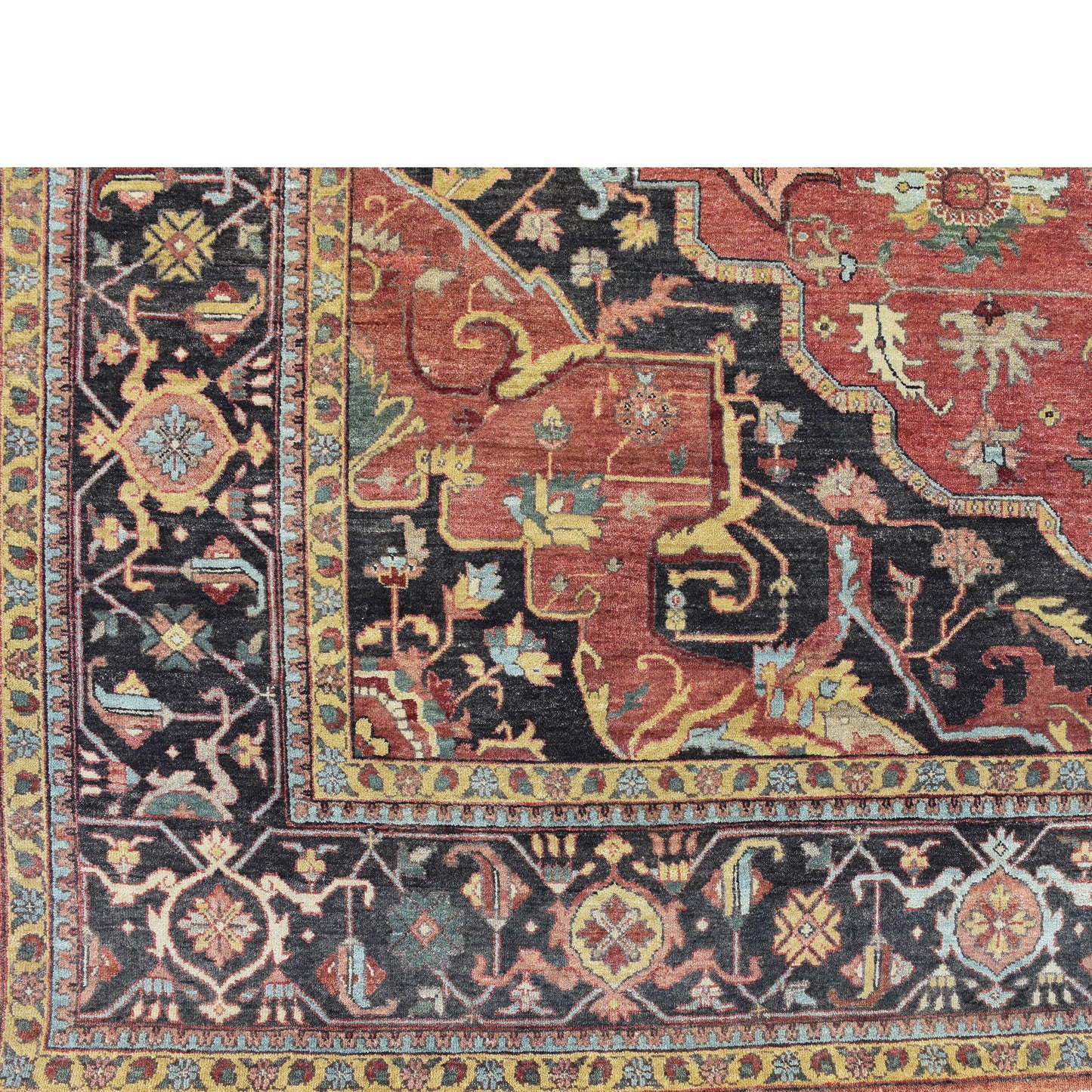BAKSHAHESH B1208 RED / CHARCOAL