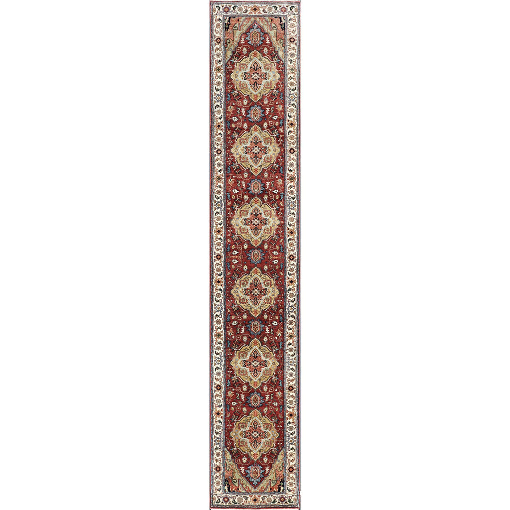 BAKSHAHESH B1208 RED / IVORY