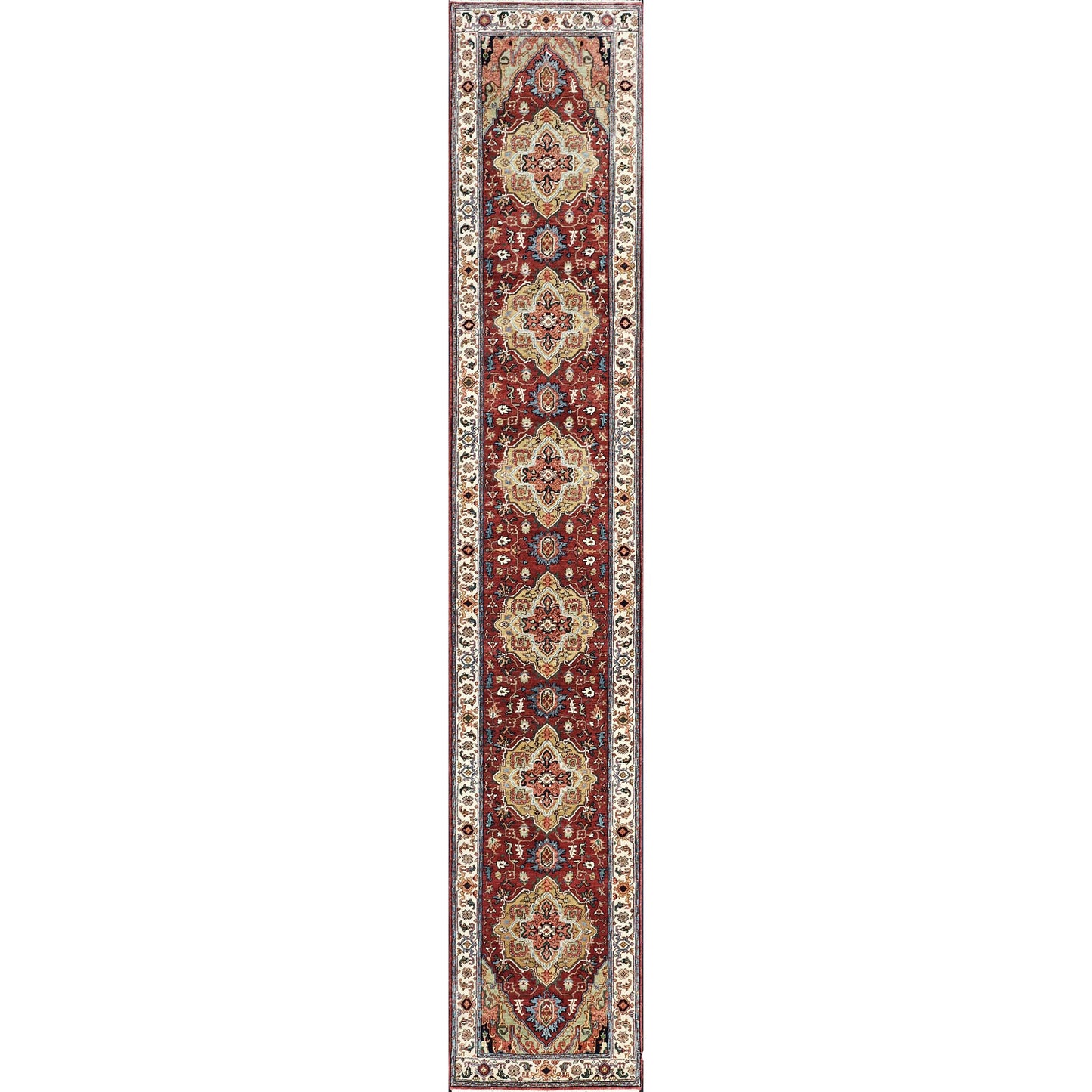BAKSHAHESH B1208 RED / IVORY