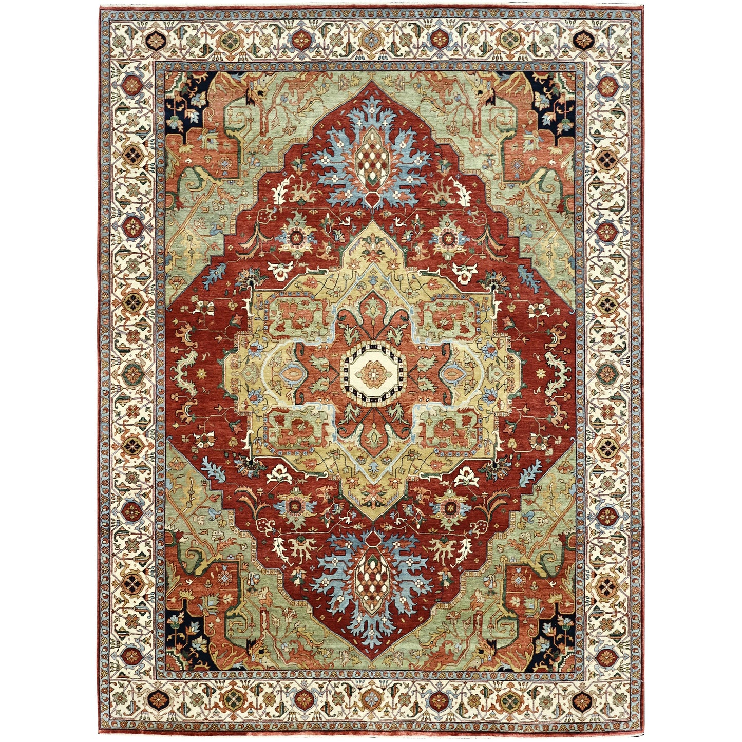 BAKSHAHE B1208 RED / IVORY