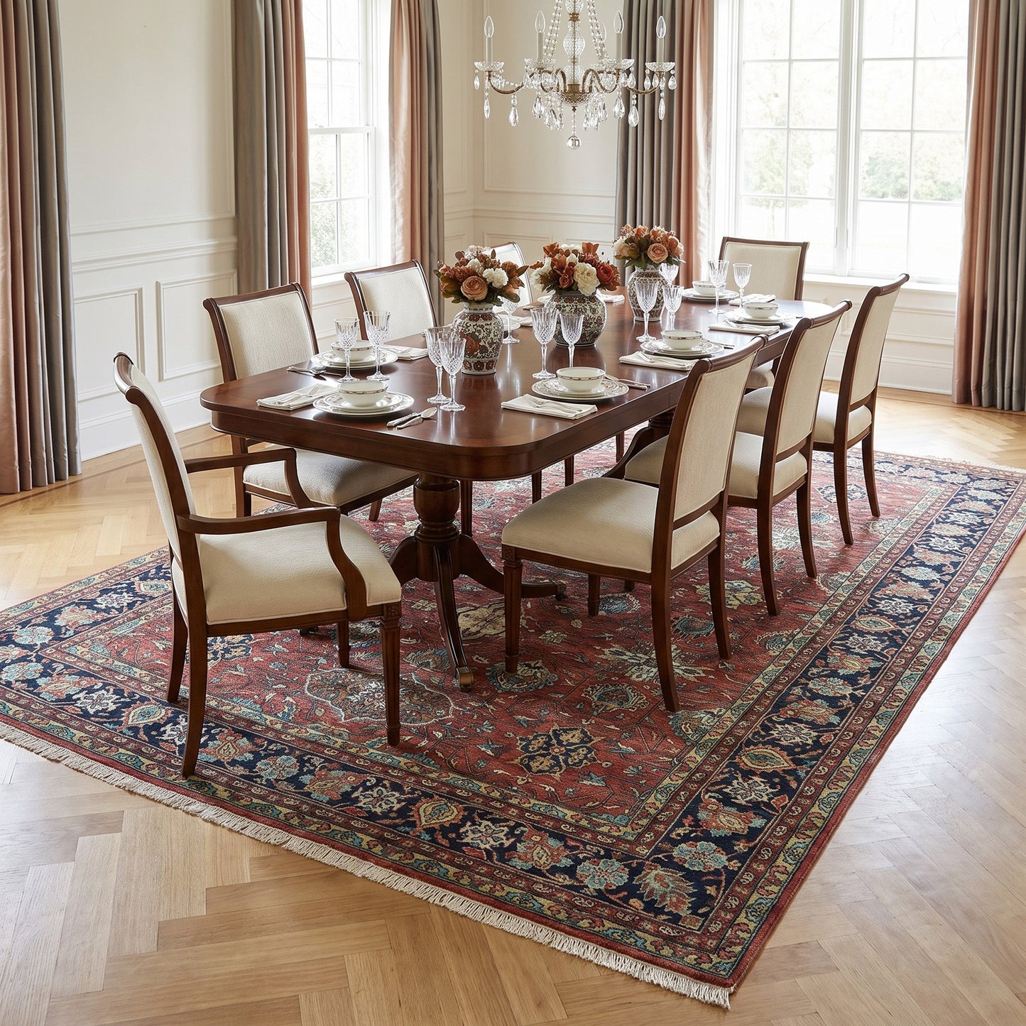 BAKSHAHE B1214 RED / BLUE