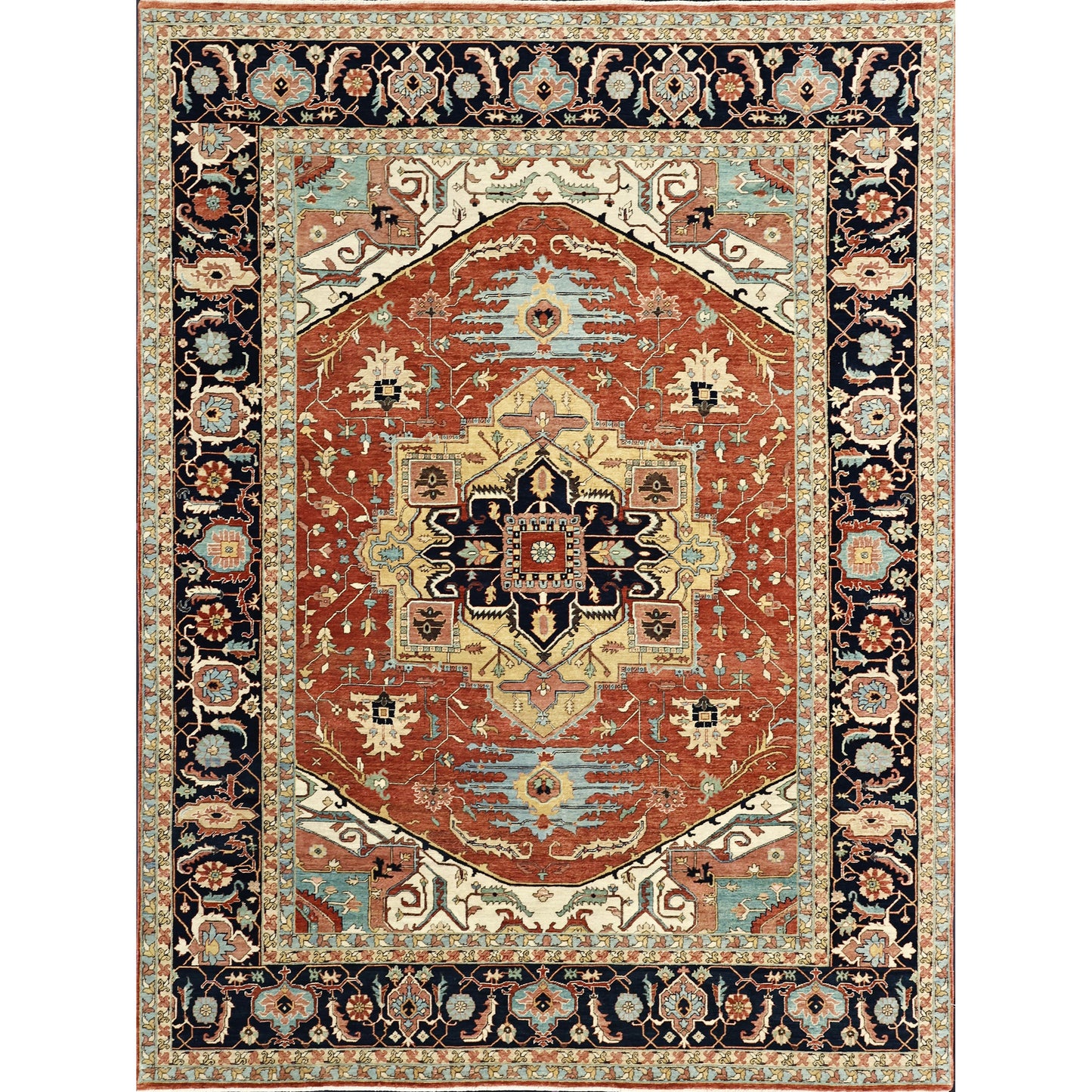 BAKSHAHESH B1217 RED / BLUE