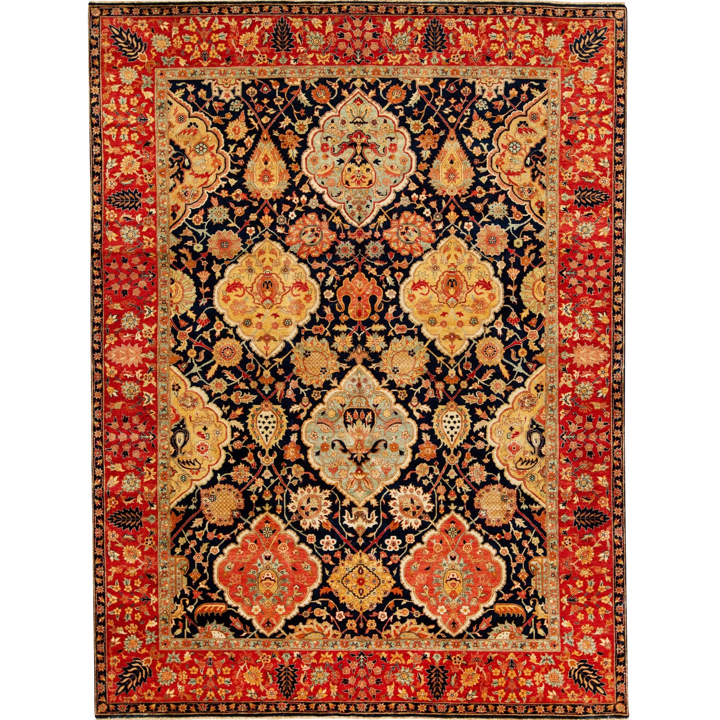 BAKSHAHESH B1231 BLUE / RED