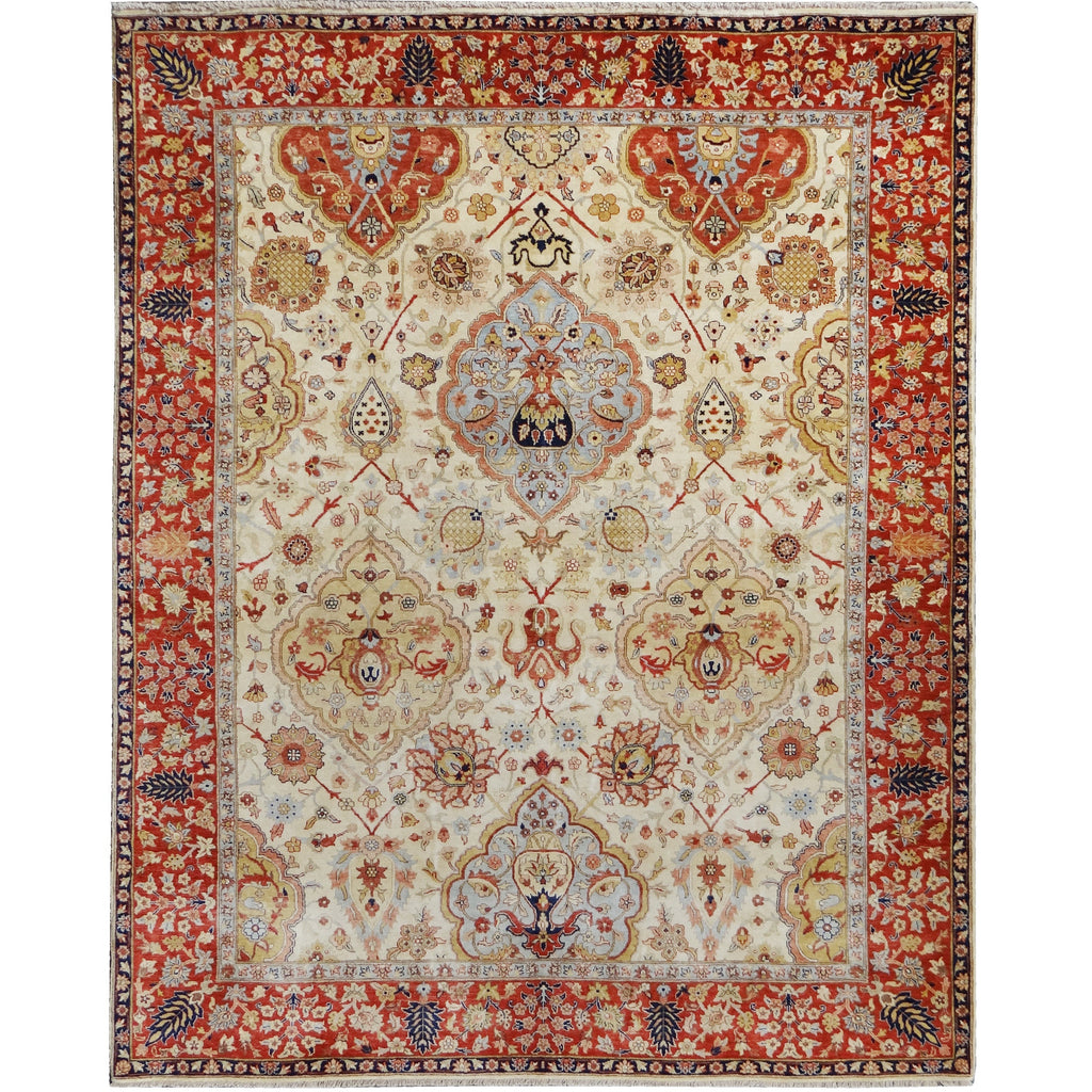 BAKSHAHE B1231 IVORY / RED
