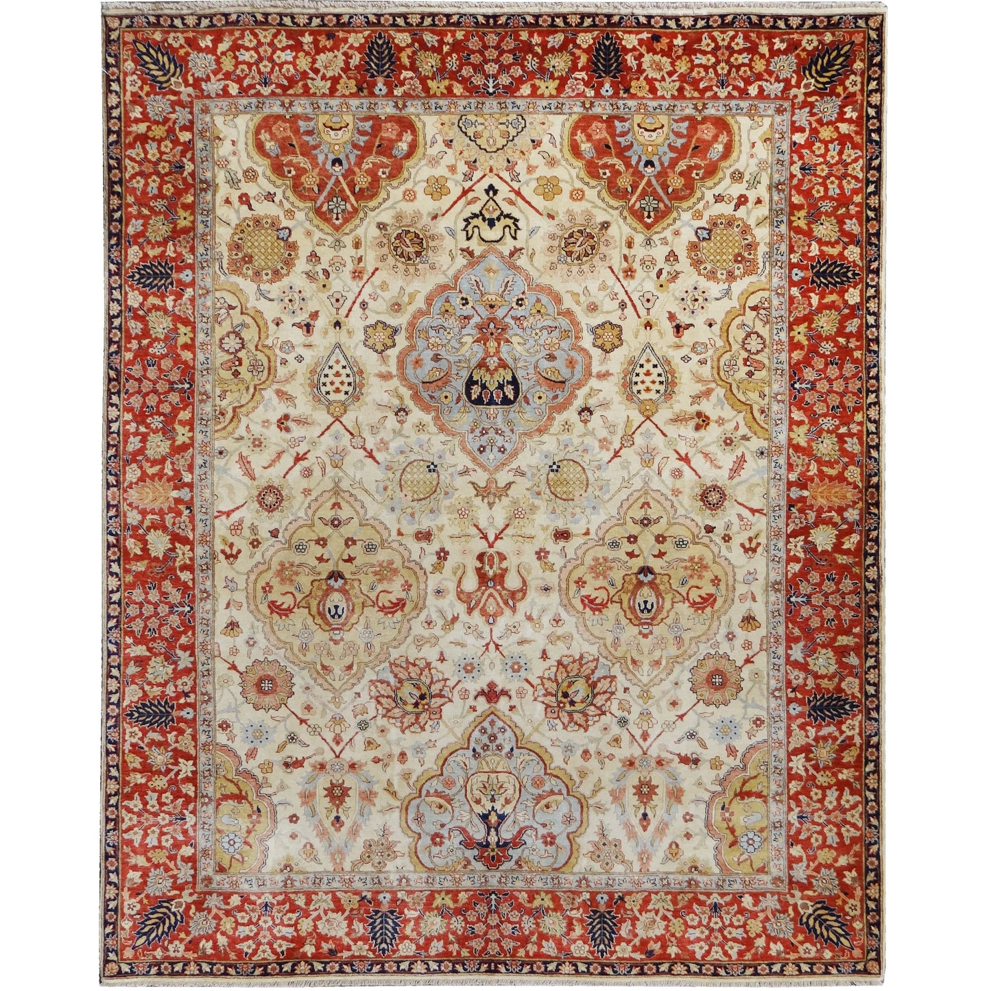 BAKSHAHE B1231 IVORY / RED