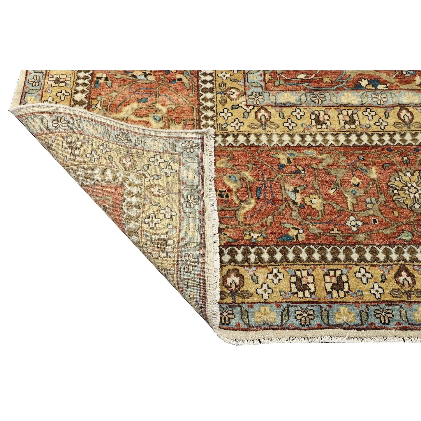 BAKSHAHESH B1235 IVORY / RUST