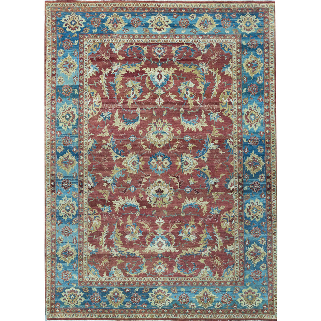 BAKSHAHE B1236 RUST / DARK BLUE