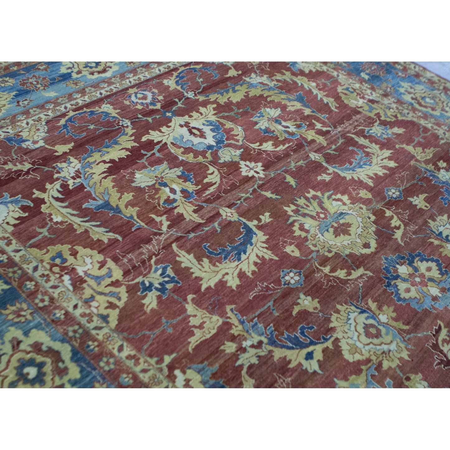 BAKSHAHE B1236 RUST / DARK BLUE