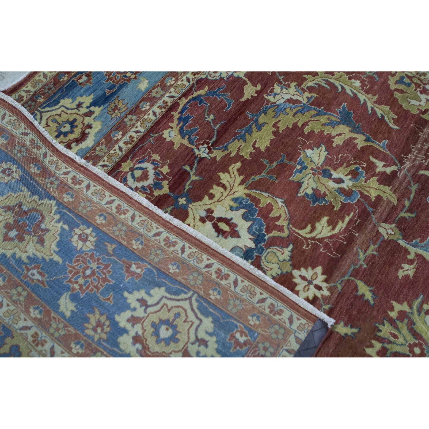BAKSHAHE B1236 RUST / DARK BLUE