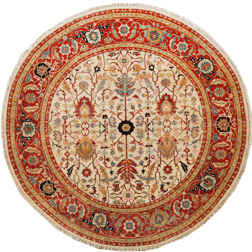 BAKSHAHESH B1238 IVORY / RUST