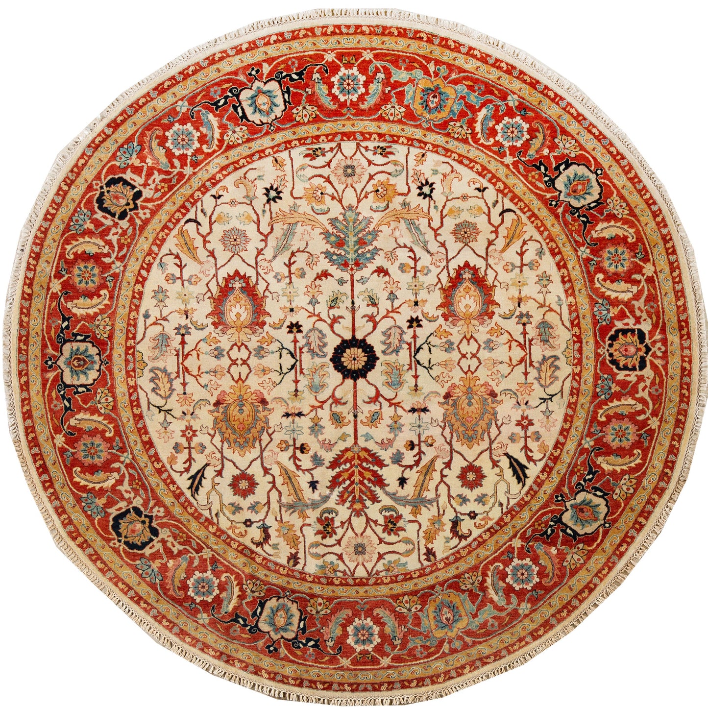 BAKSHAHESH B1238 IVORY / RUST
