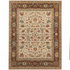 BAKSHAHE B1239 IVORY / AUBERGINE
