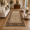 BAKSHAHE B1239 IVORY / AUBERGINE