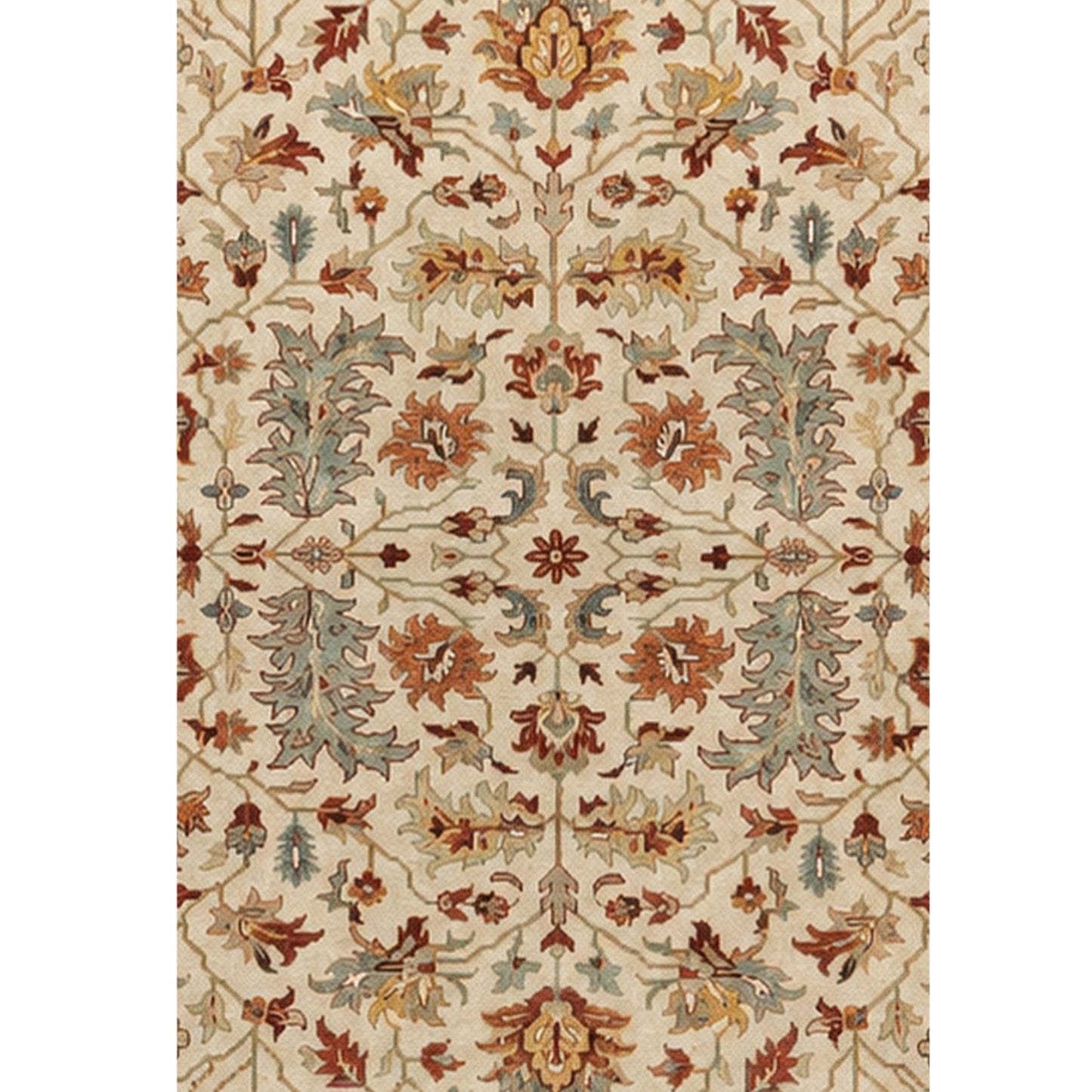 BAKSHAHE B1239 IVORY / AUBERGINE