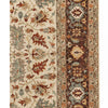 BAKSHAHE B1239 IVORY / AUBERGINE