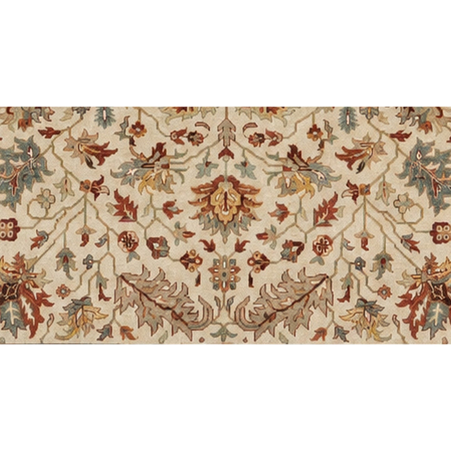 BAKSHAHE B1239 IVORY / AUBERGINE