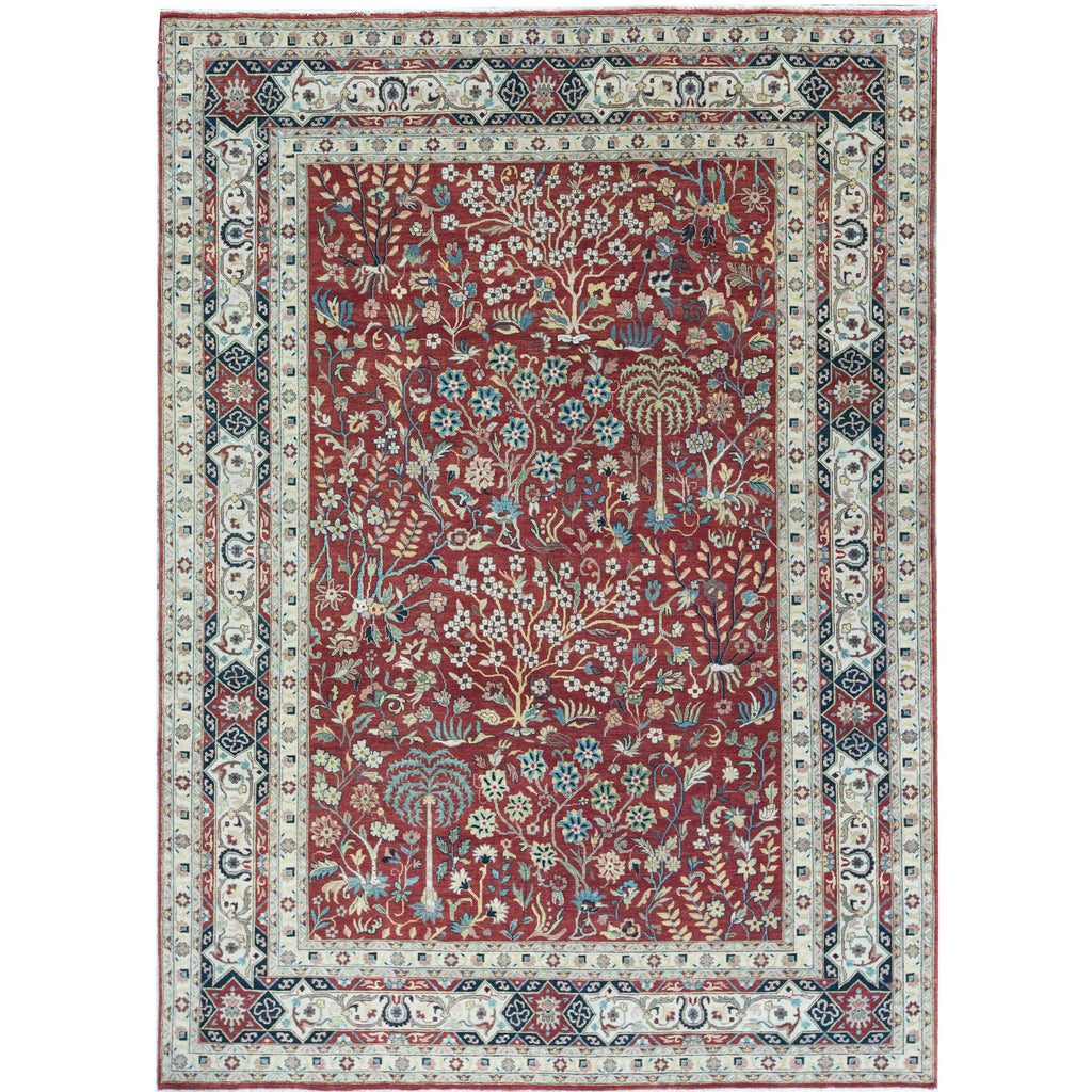 BAKSHAHE B1240 RED / IVORY