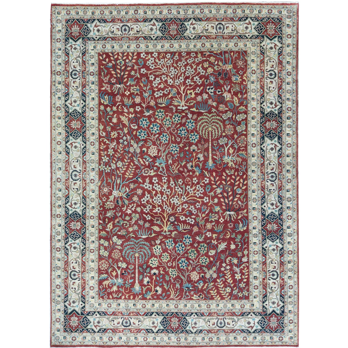 BAKSHAHE B1240 RED / IVORY