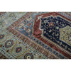 BAKSHAHE B1243 RUST / LIGHT BLUE