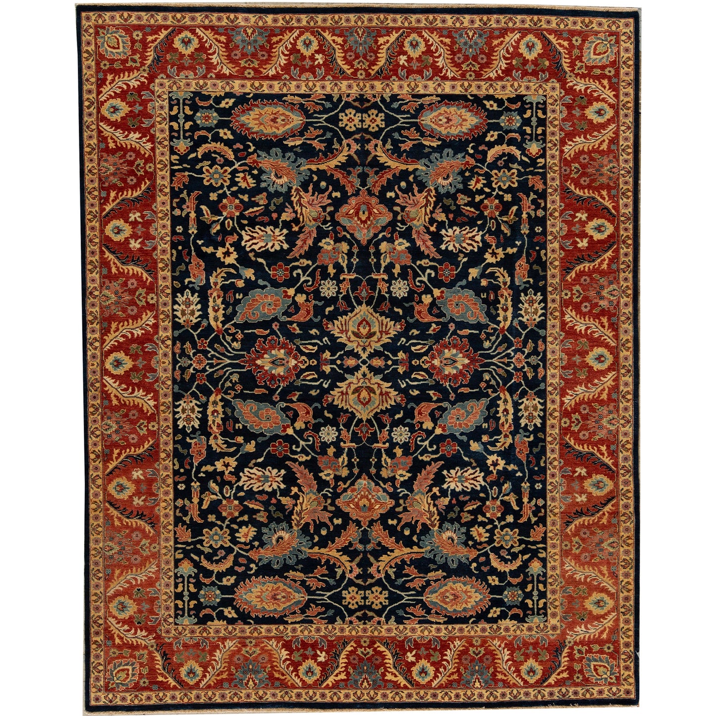 BAKSHAHESH B3037 BLUE / RED