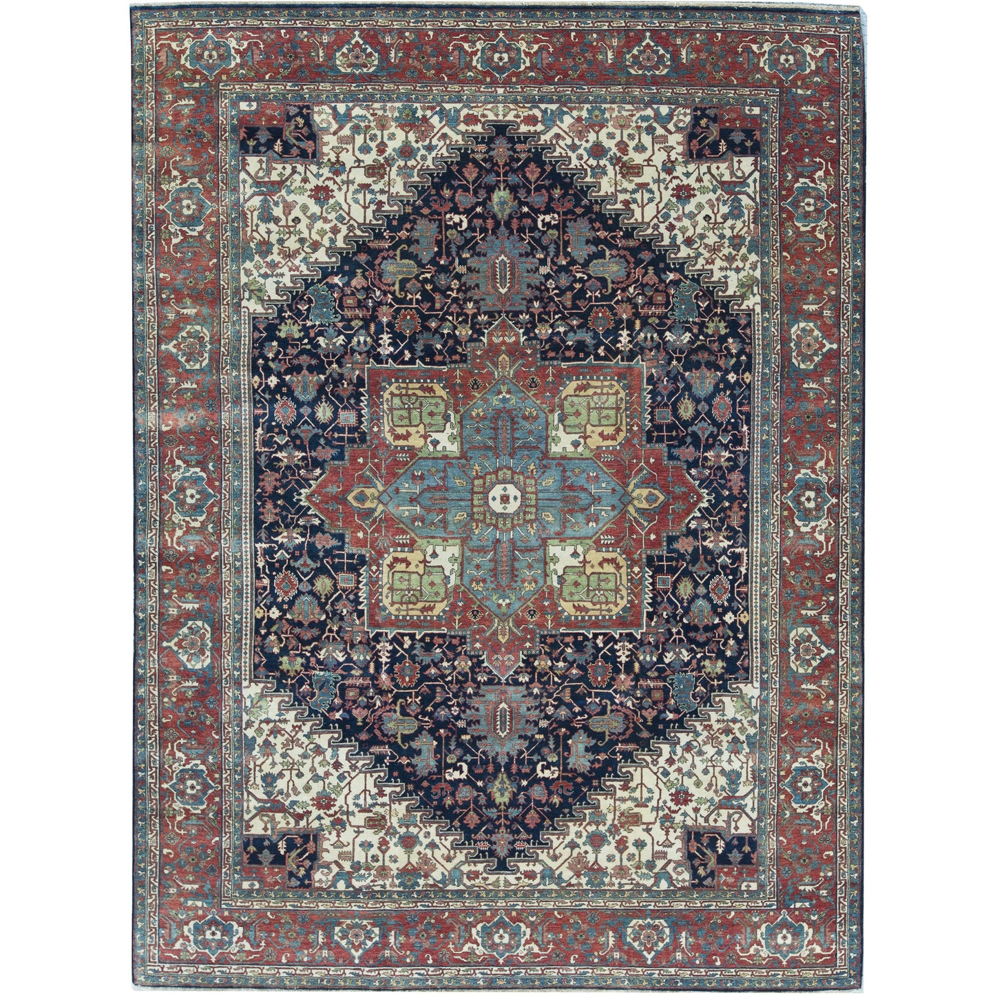 BAKSHAHE B3043 NAVY / RED