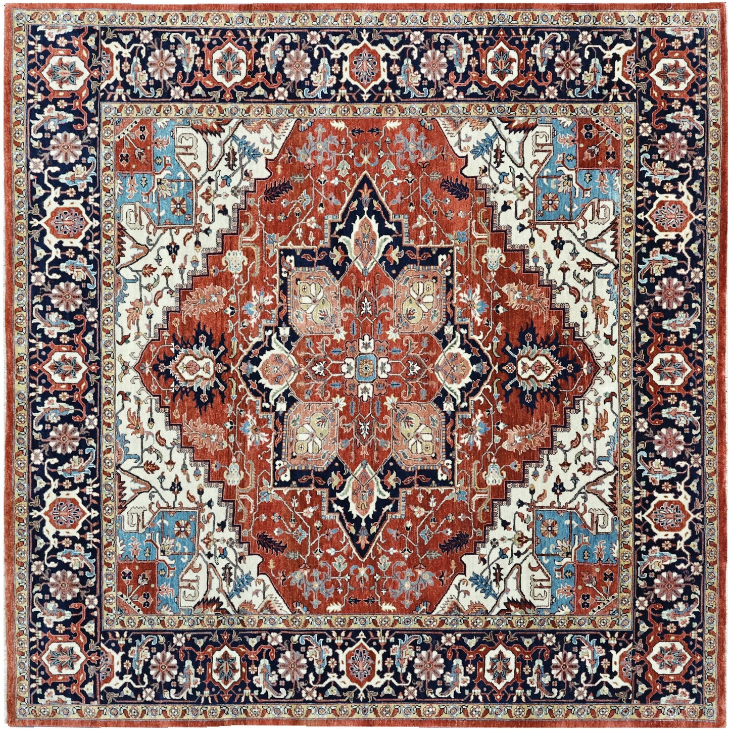 BAKSHAHESH B3059 RED / NAVY