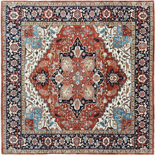 BAKSHAHESH B3059 RED / NAVY