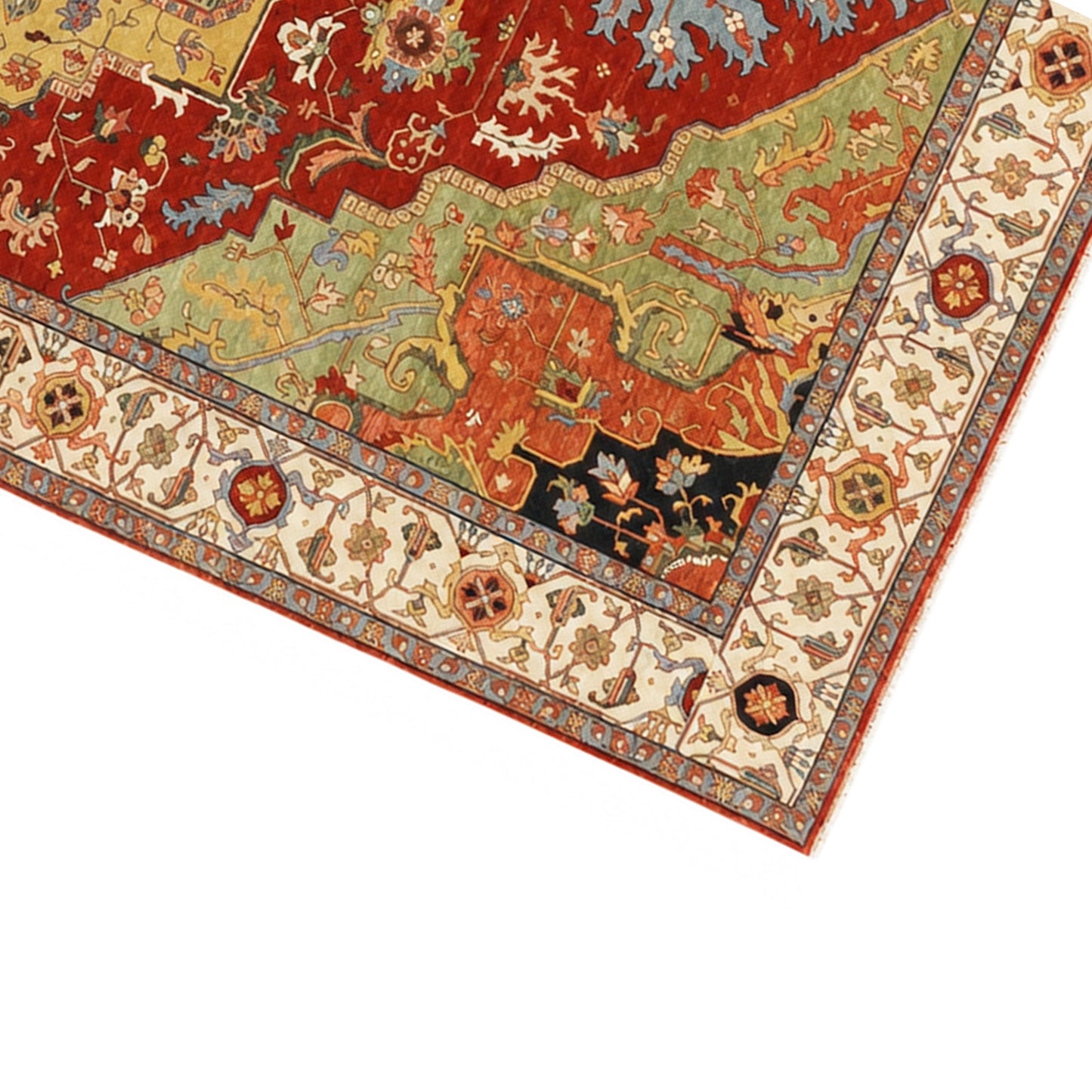 BAKSHAHE BK001 RED / IVORY