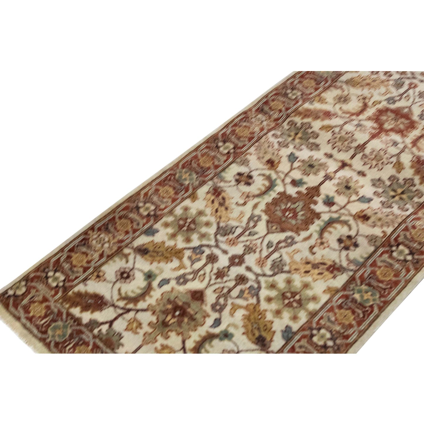 BAKSHAHESH BK016 IVORY / RED