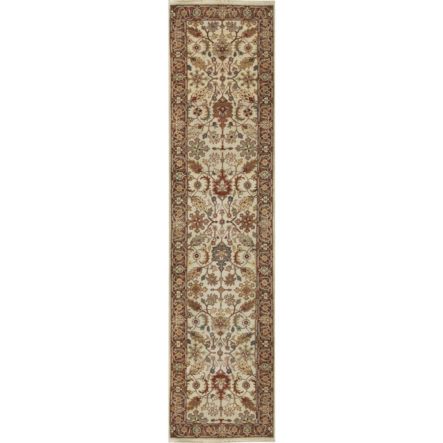 BAKSHAHESH BK016 IVORY / RED