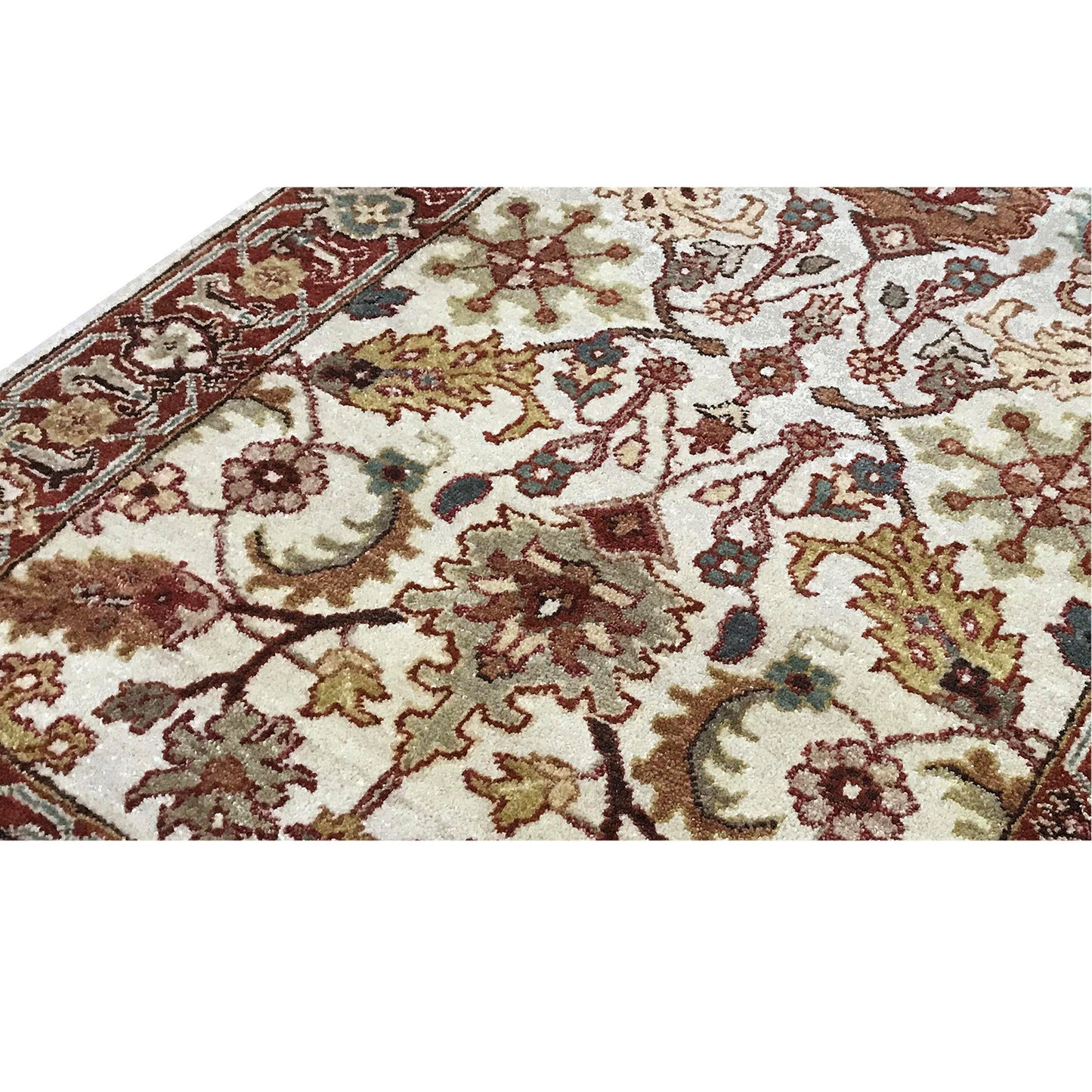 BAKSHAHESH BK016 IVORY / RED