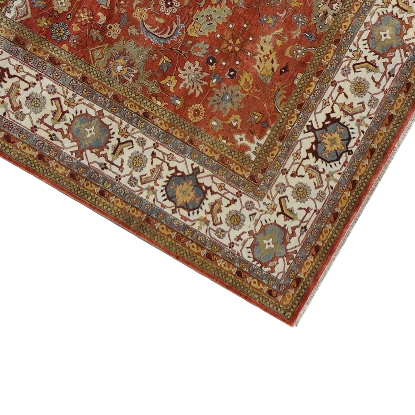 BAKSHAHE BK016 RED / IVORY