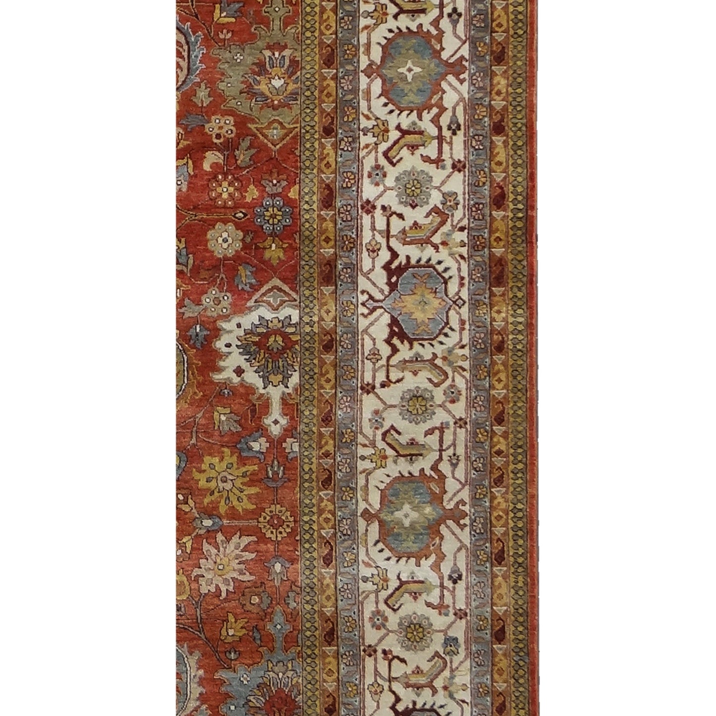 BAKSHAHE BK016 RED / IVORY