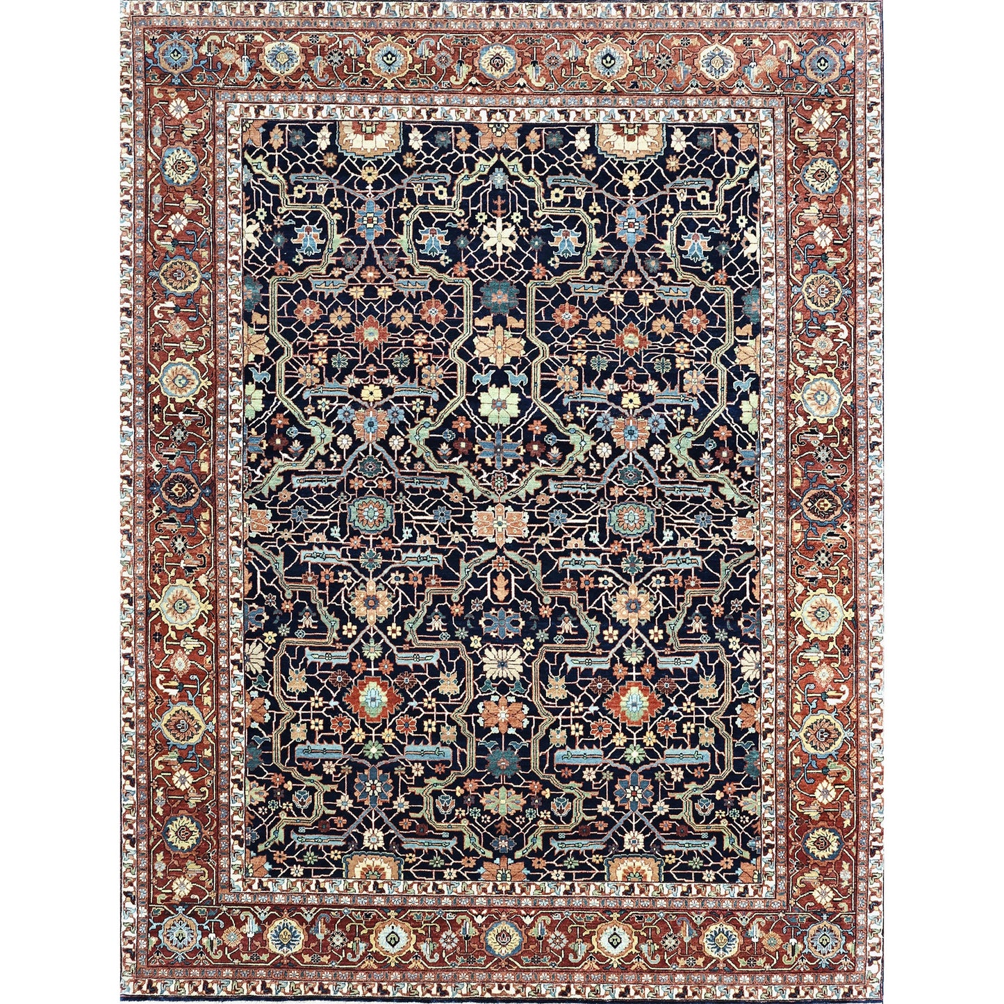 BAKSHAHE BK036 BLUE / RED