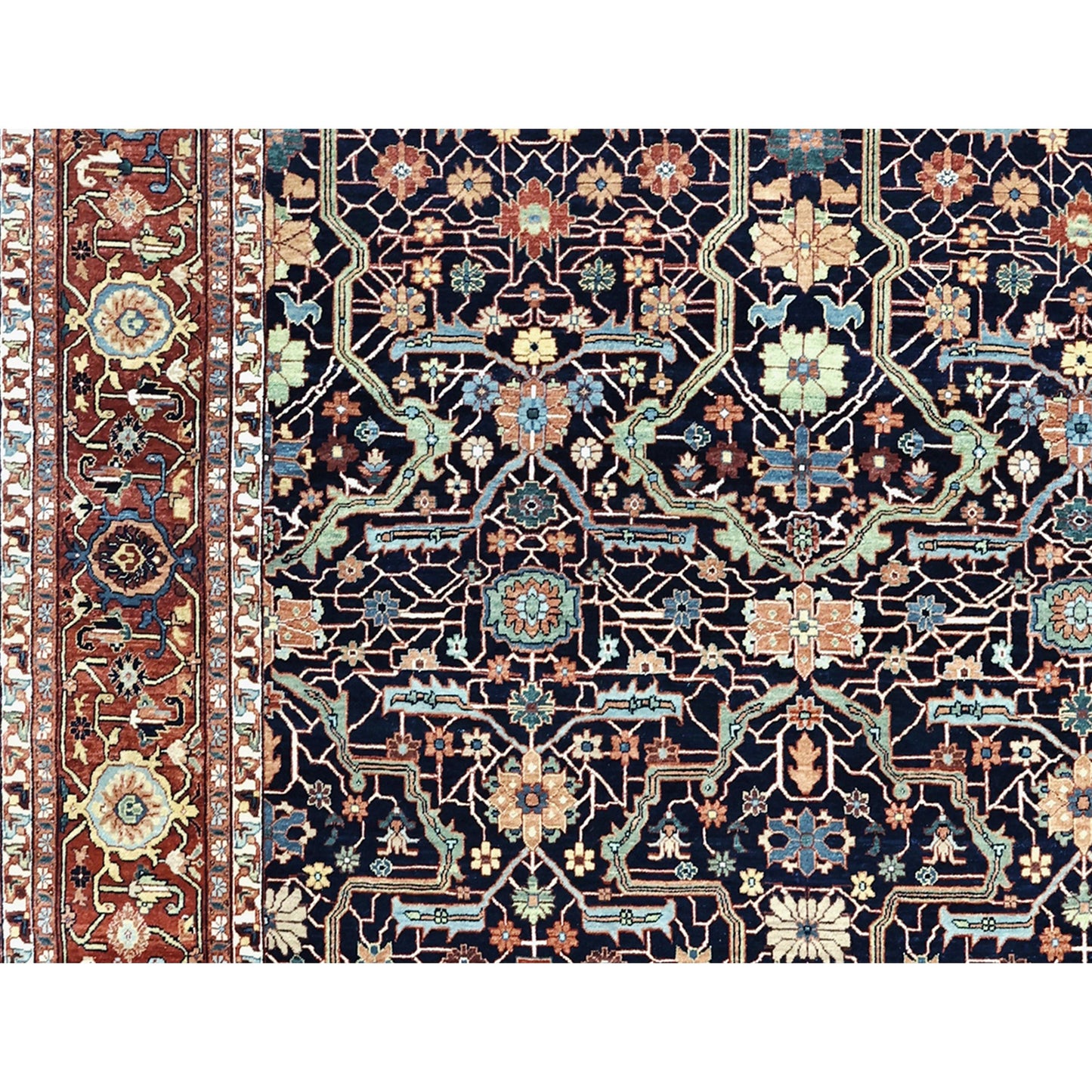 BAKSHAHE BK036 BLUE / RED