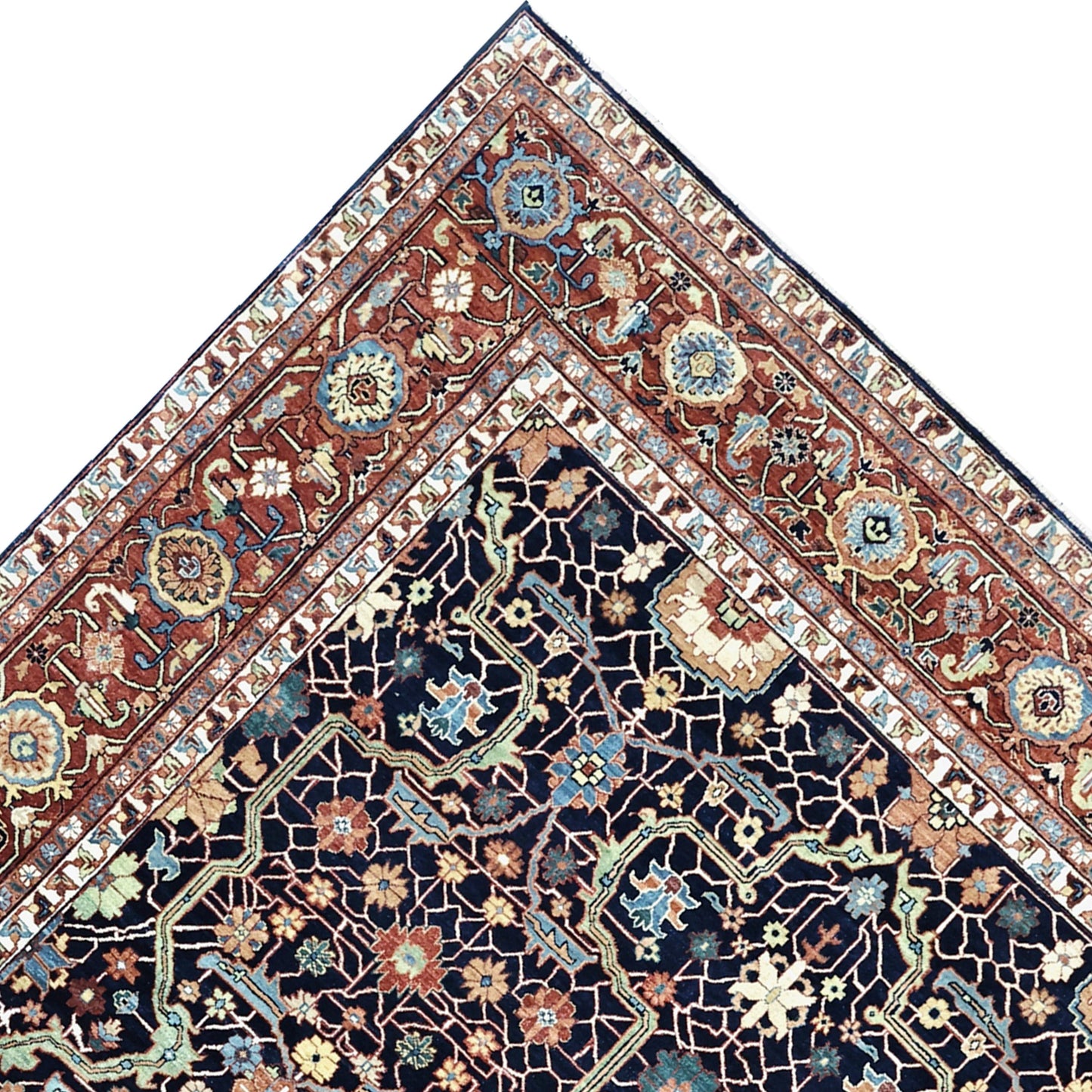 BAKSHAHE BK036 BLUE / RED
