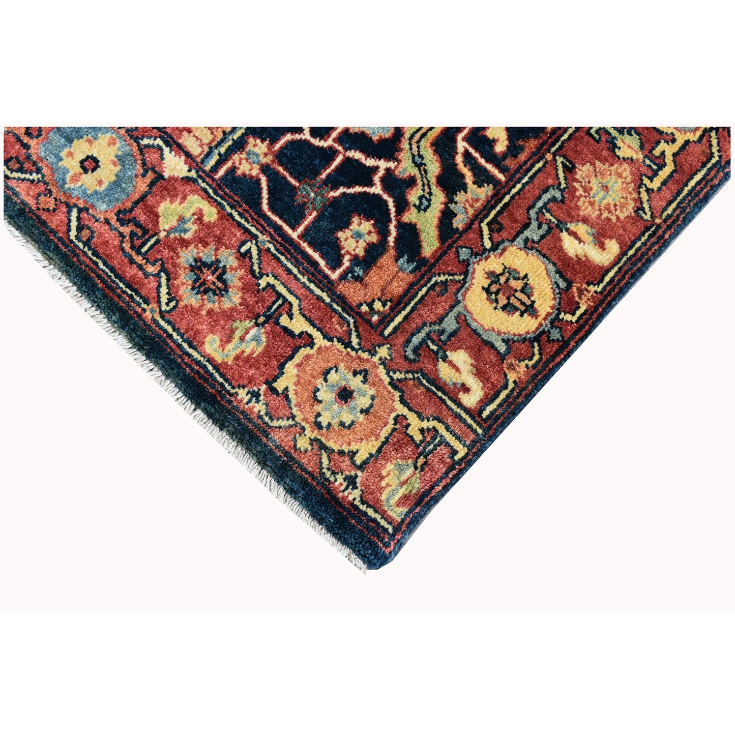 BAKSHAHESH BK036 BLUE / RED