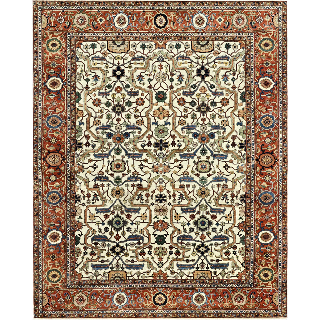 BAKSHAHE BK036 IVORY / RUST