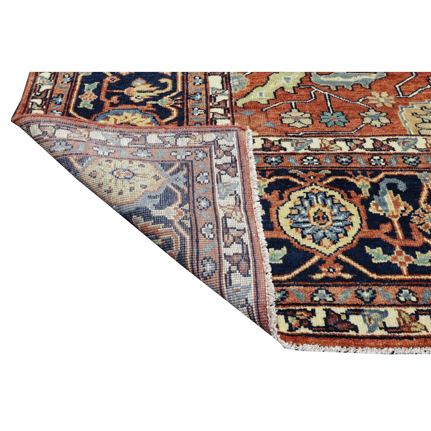 BAKSHAHESH BK036 RUST / NAVY