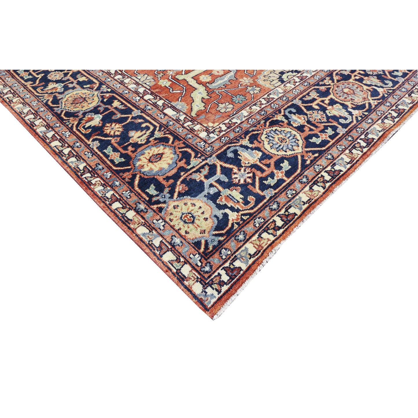BAKSHAHESH BK036 RUST / NAVY