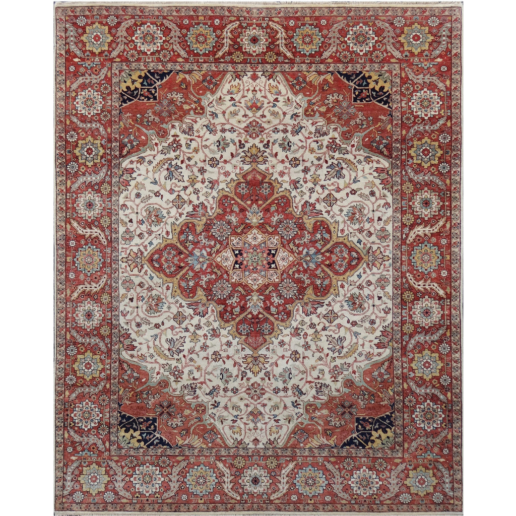BAKSHAHE BK039 IVORY / RED