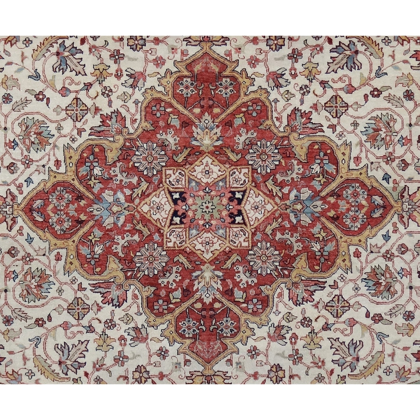 BAKSHAHE BK039 IVORY / RED