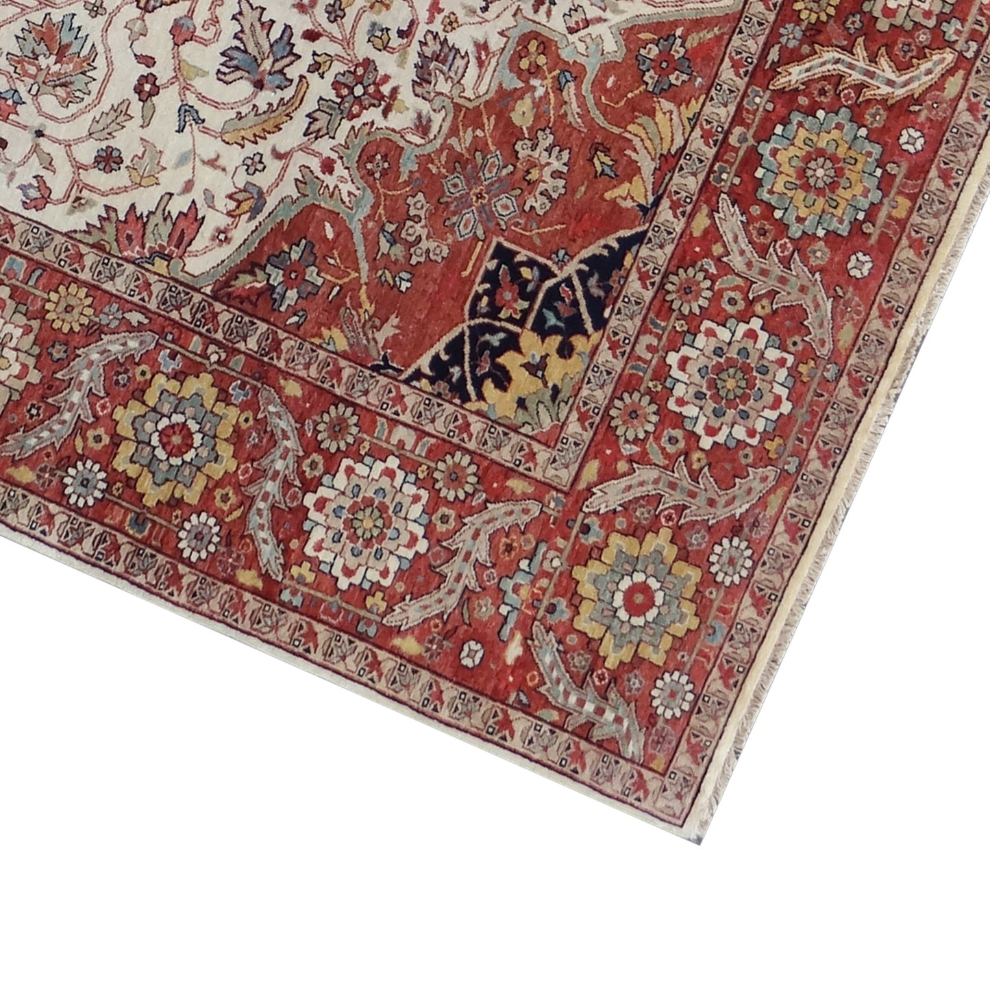 BAKSHAHE BK039 IVORY / RED